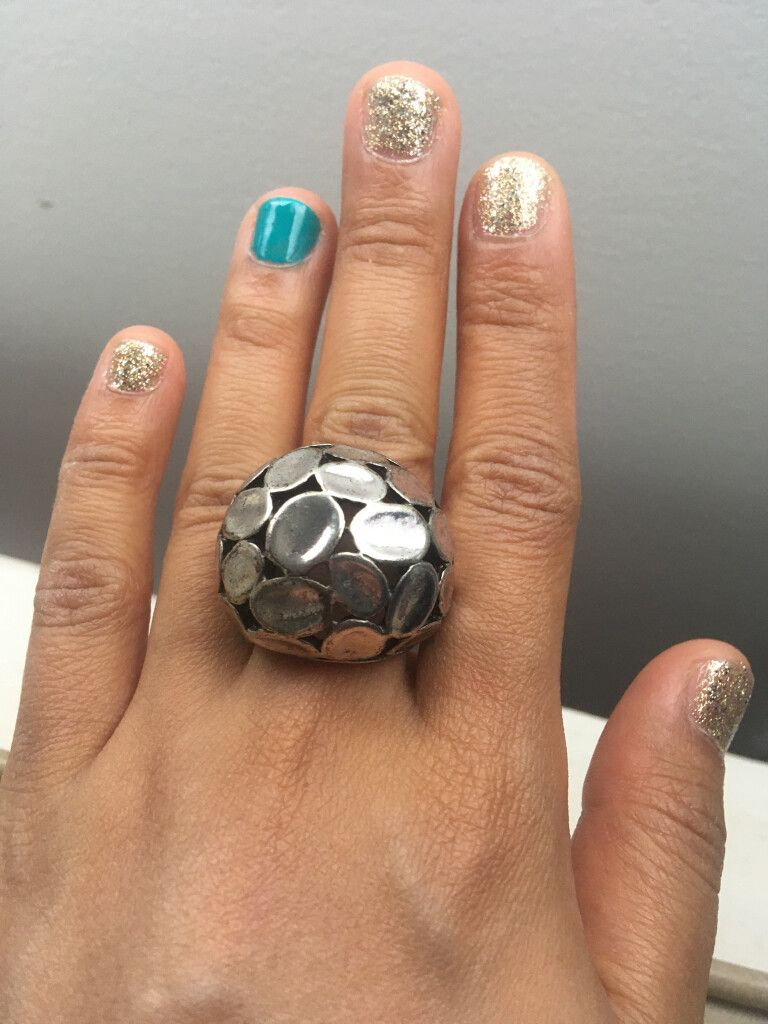 Glassons Silver Statement Ring