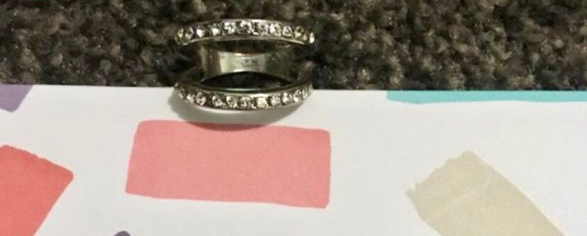 Lovisa double silver rings