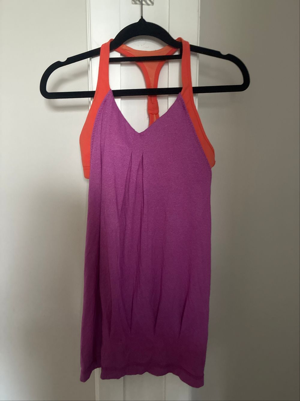 Lululemon Orange Purple Pink Tank Top