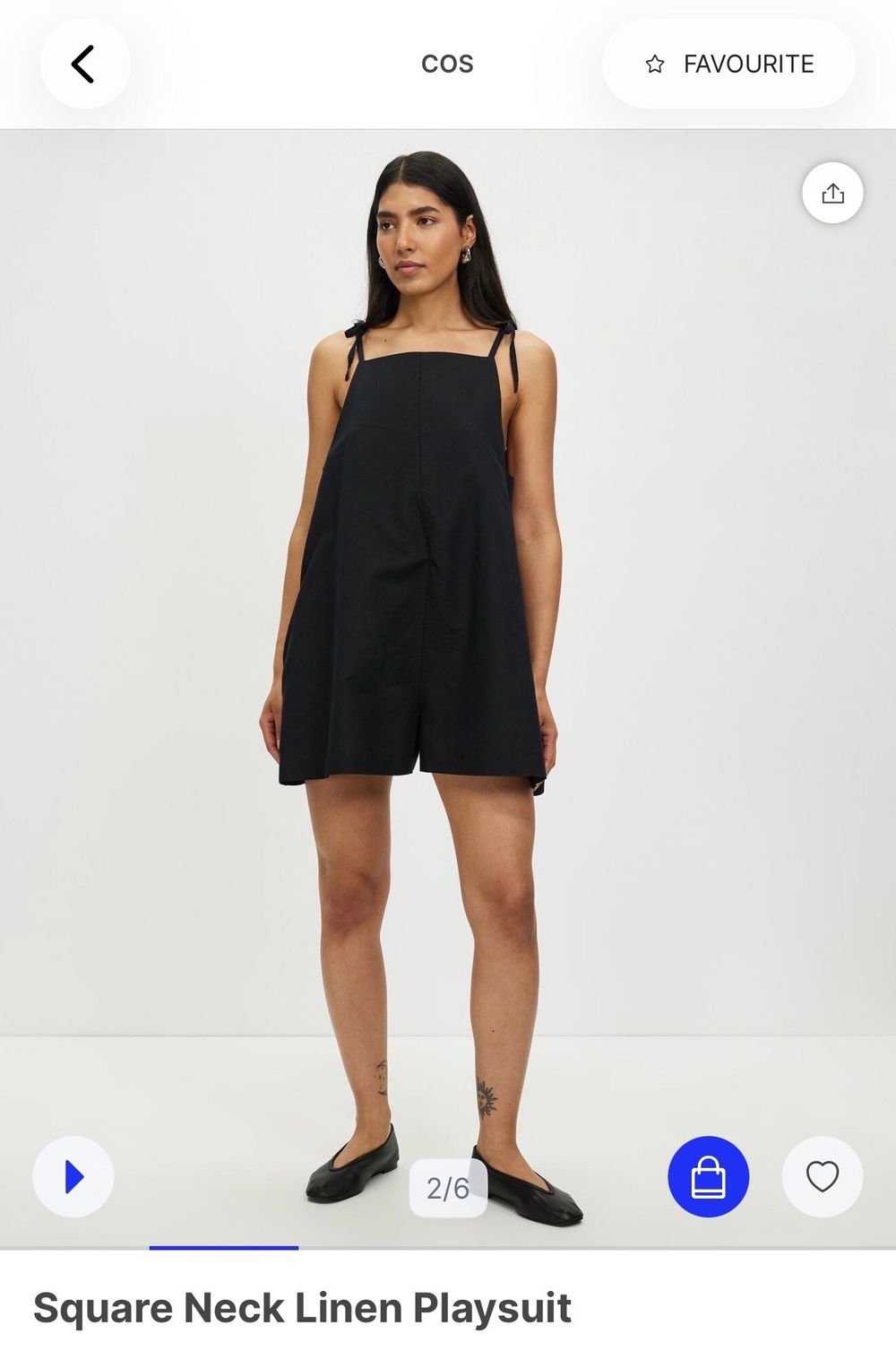 COS linen playsuit - BNWOT