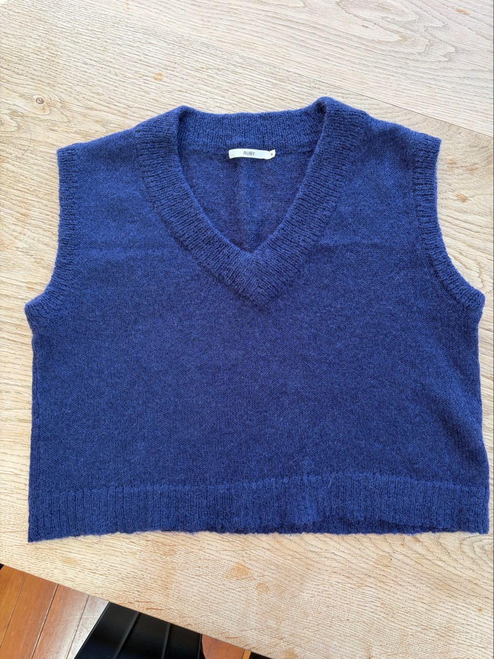 RUBY Blue Knit Vest
