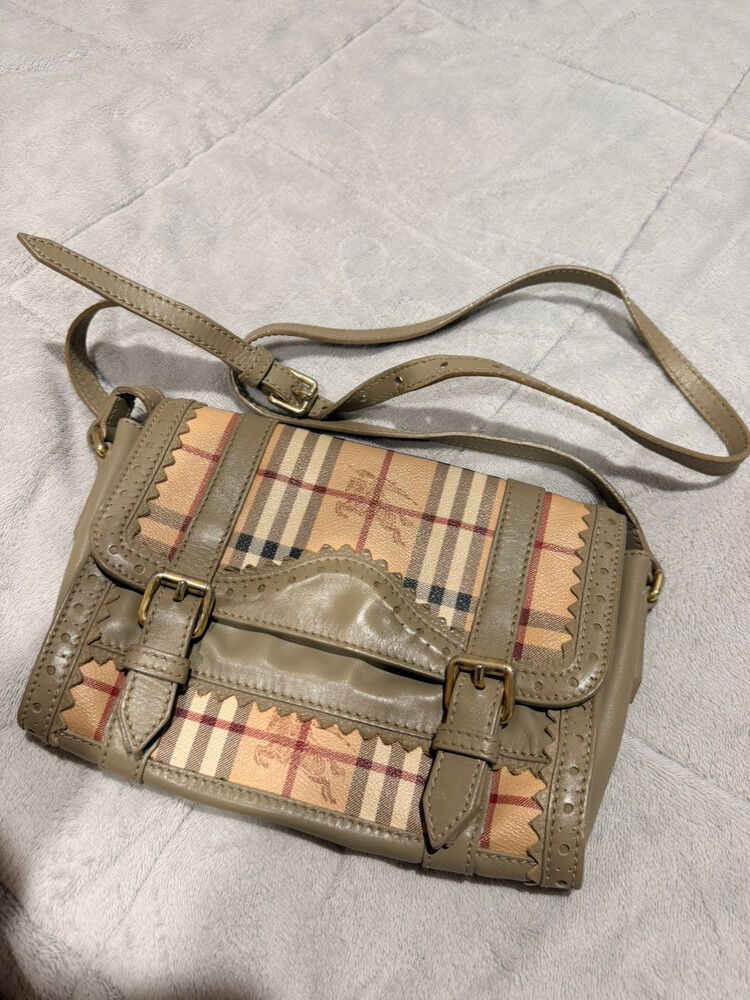 Burberry Taupe Crossbody Bag