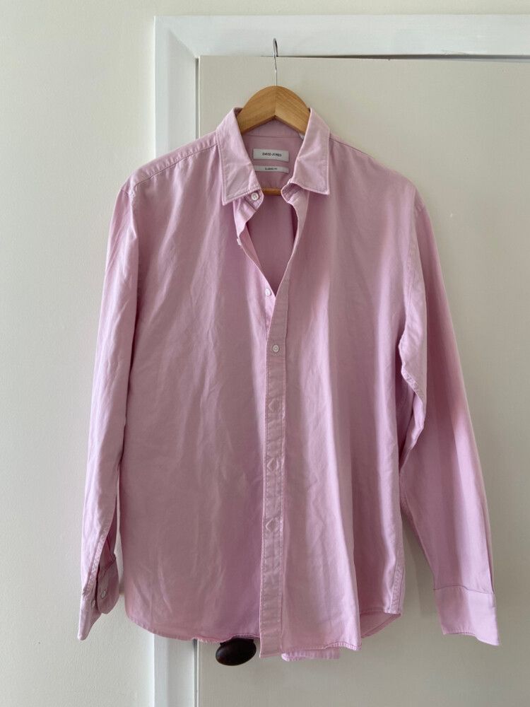 David Jones Pink Shirt