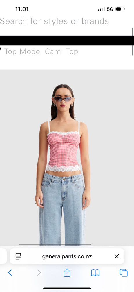 lioness top model cami