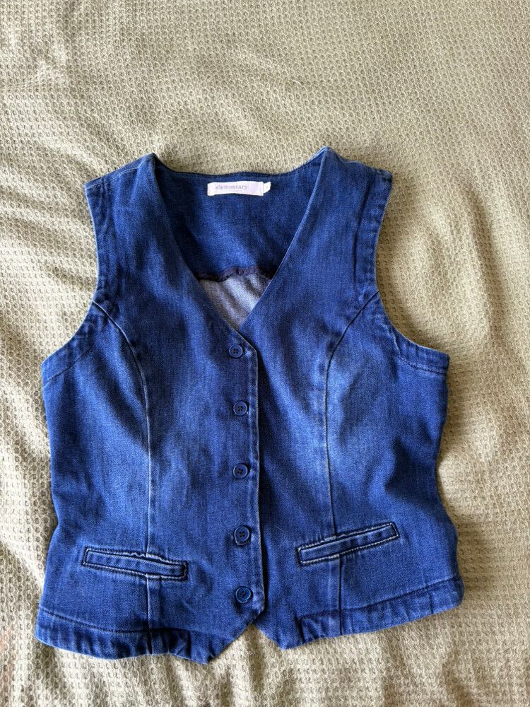 Elementary Blue Vest Size S