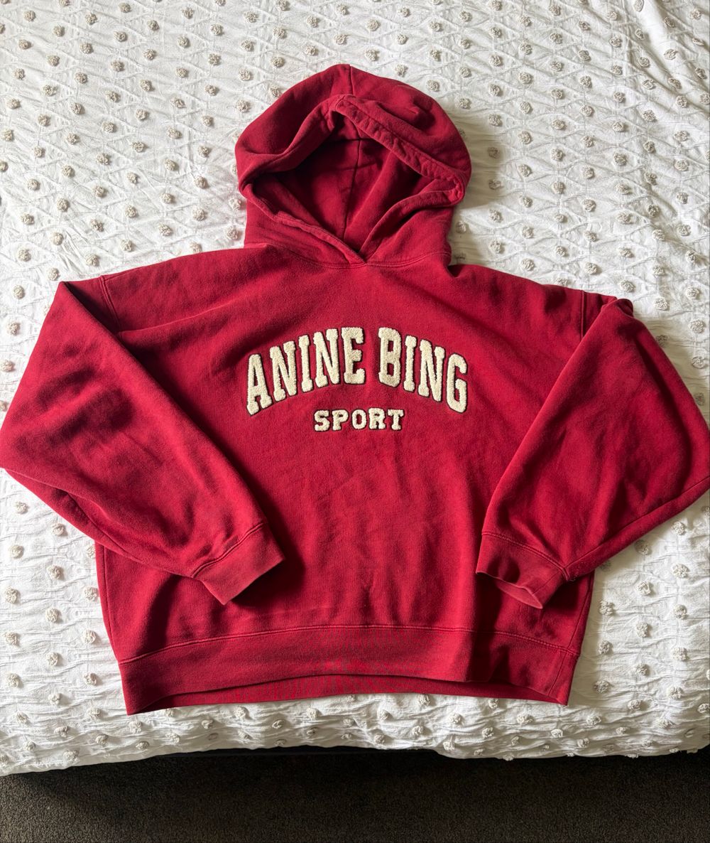 Anine Bing Alec Hoodie - Red