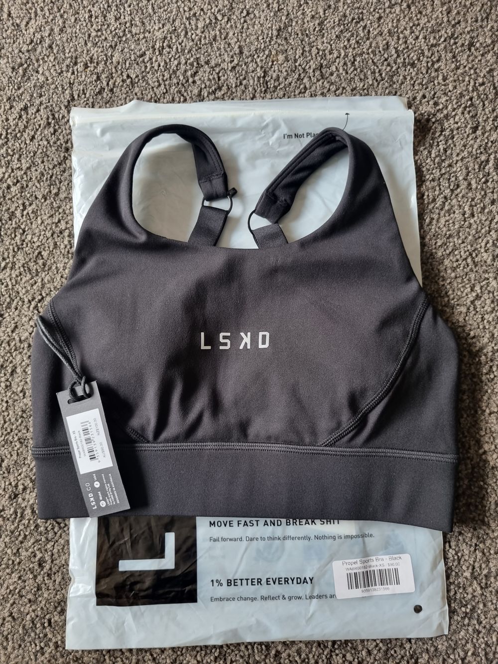 Propel Sports Bra - Black