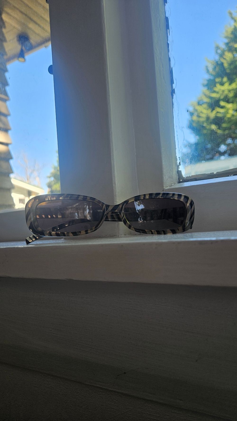 Szade Zebra Print Sunglasses