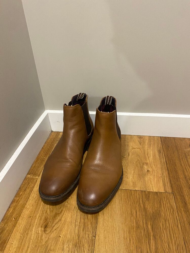 JuliusMarlow Brown Leather Chelsea Boots