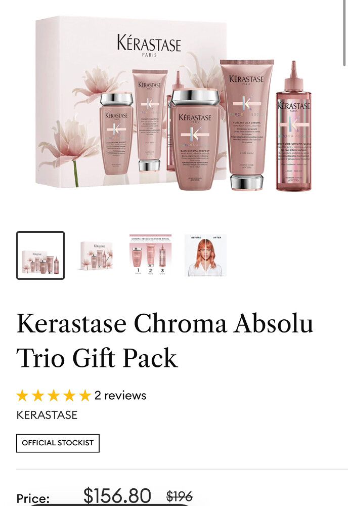 Kerastase Chroma Absolu Trio Gift Pack