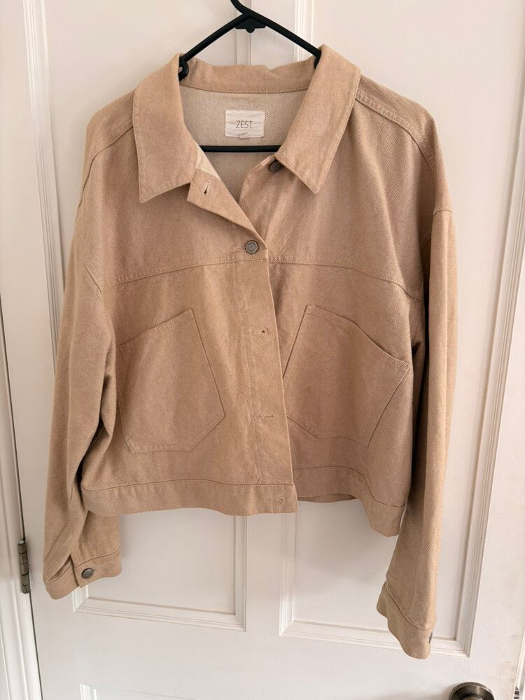 Zest Beige Jacket Size 16