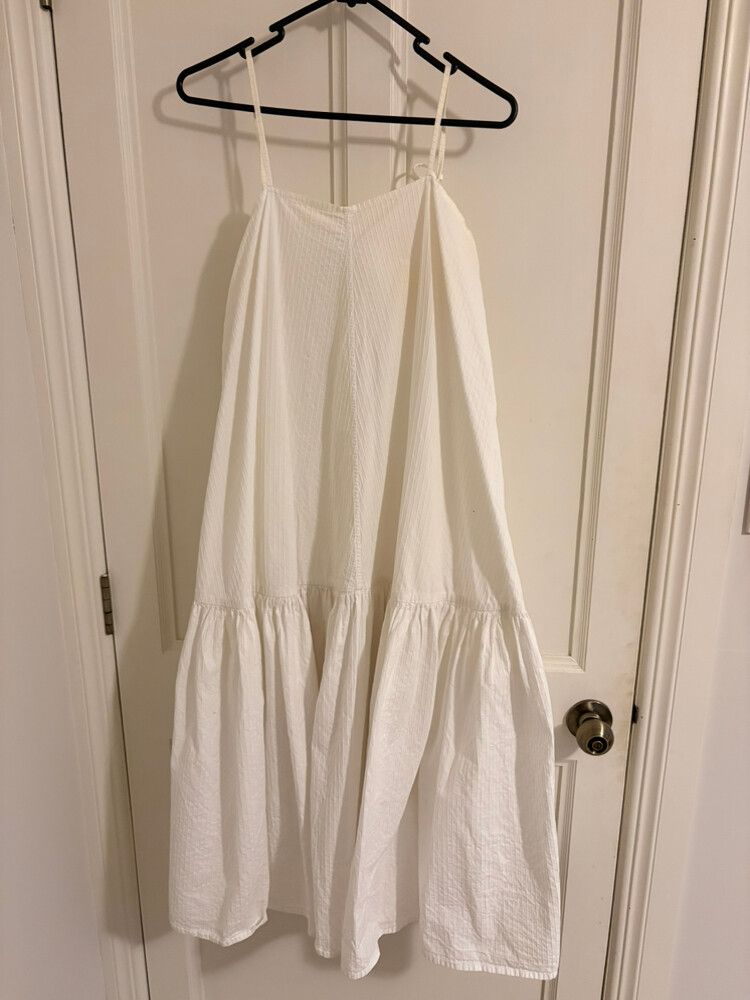 Marle White Midi Dress