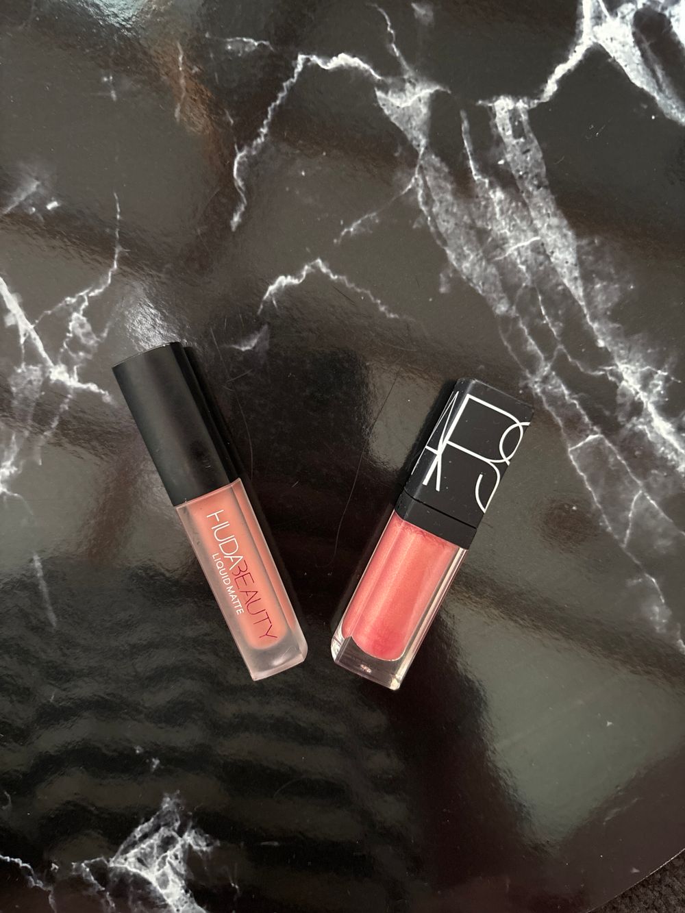 NARS & Huda Beauty Lip Combo - Orgasm & Bombshell