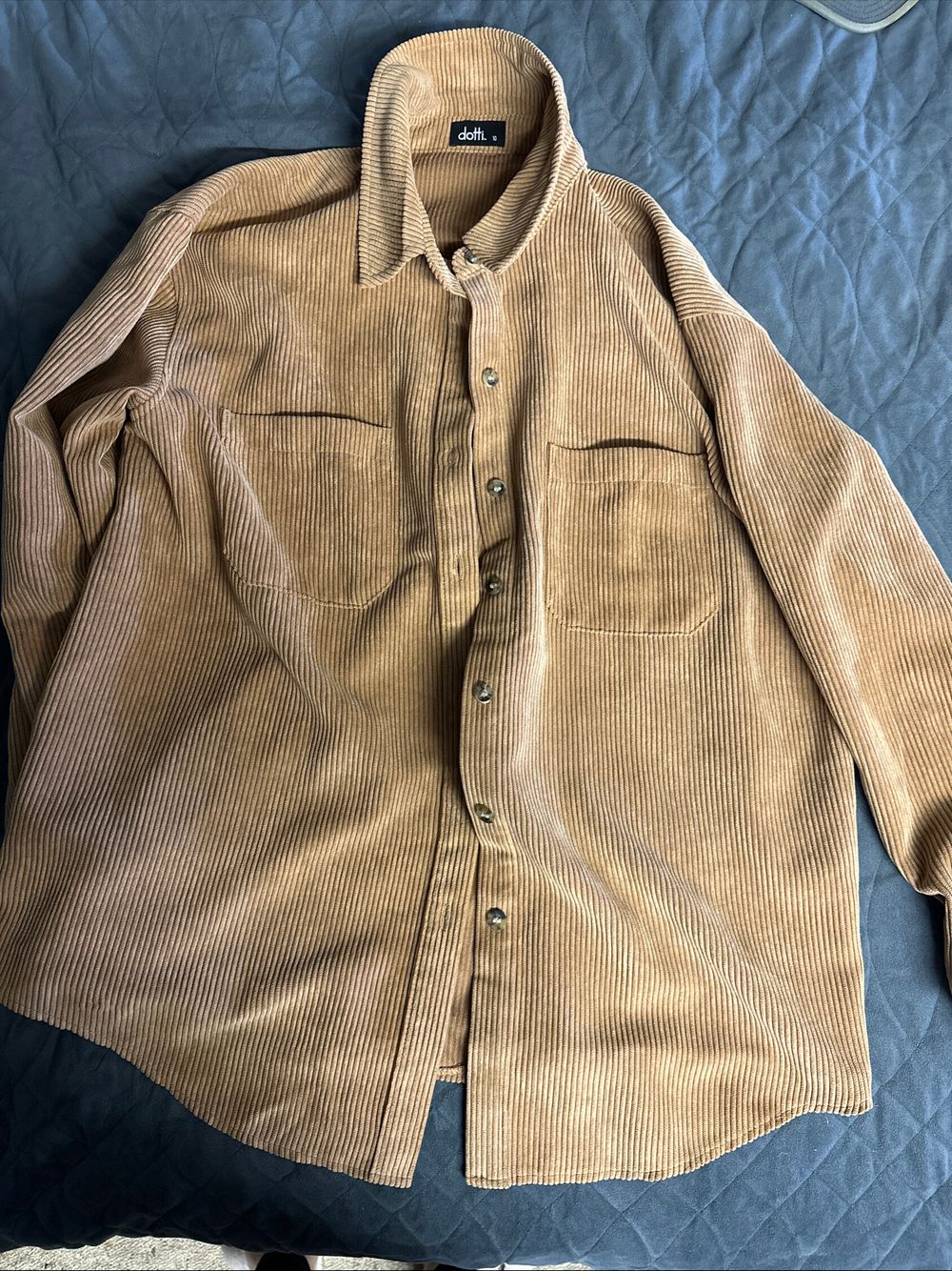 Dotti Brown Corduroy Shirt