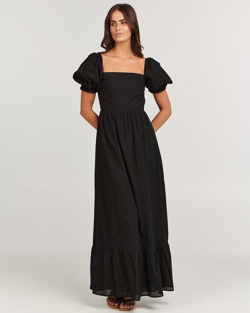 Charlie Holiday Black Paris Maxi Dress