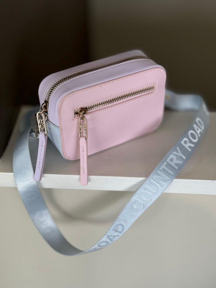 Girls Country Road Pink Crossbody Bag