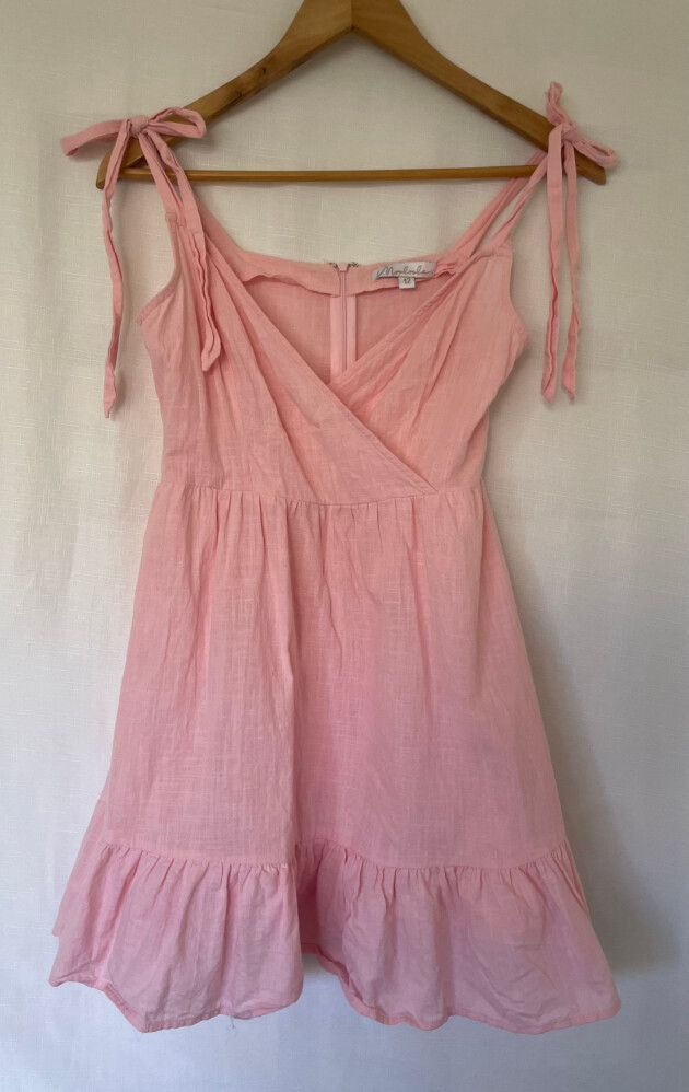 MOOLOOLA - Pink Bow Sleeve Dress