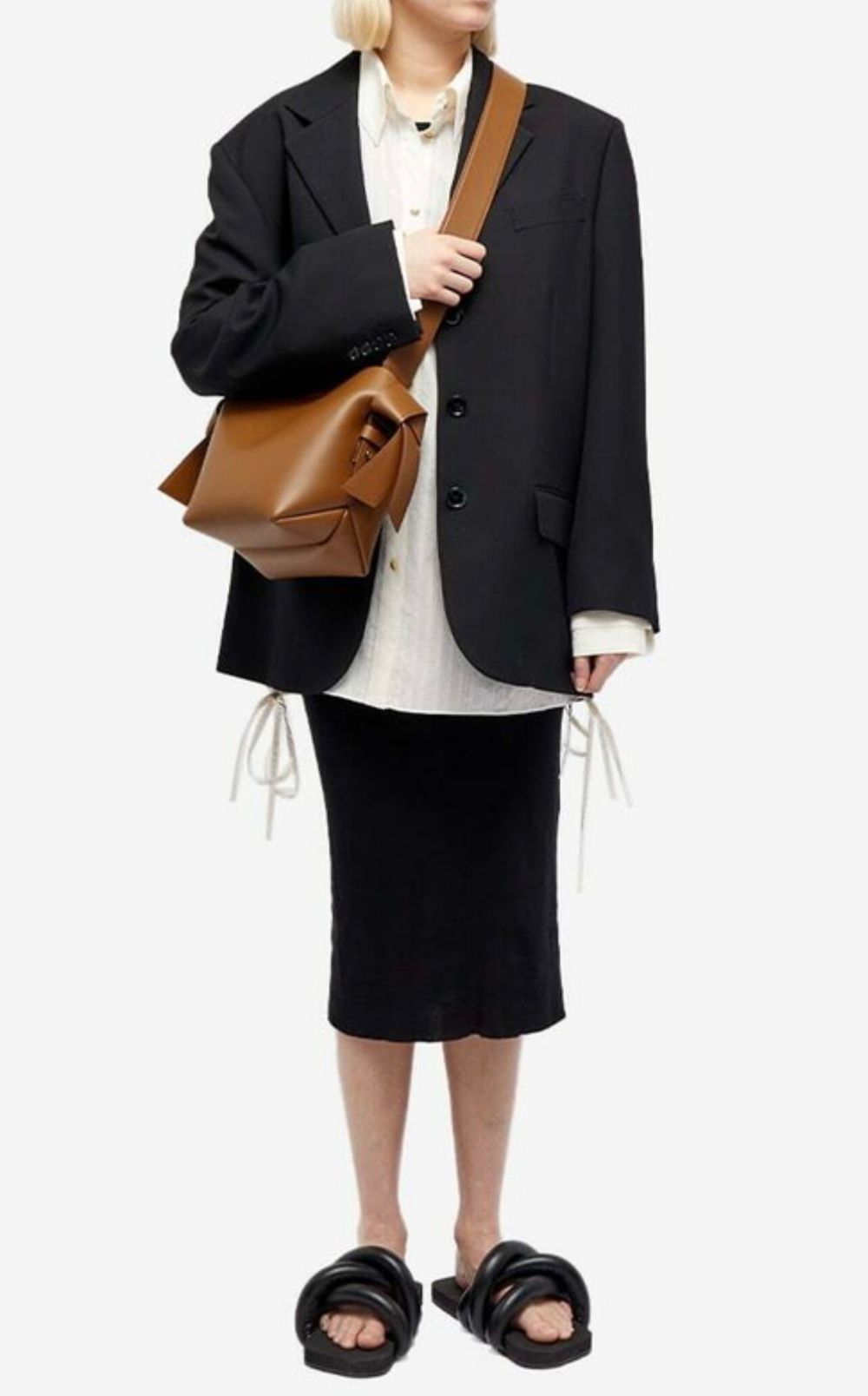 Acne Studios - Musubi mini shoulder bag - Camel brown