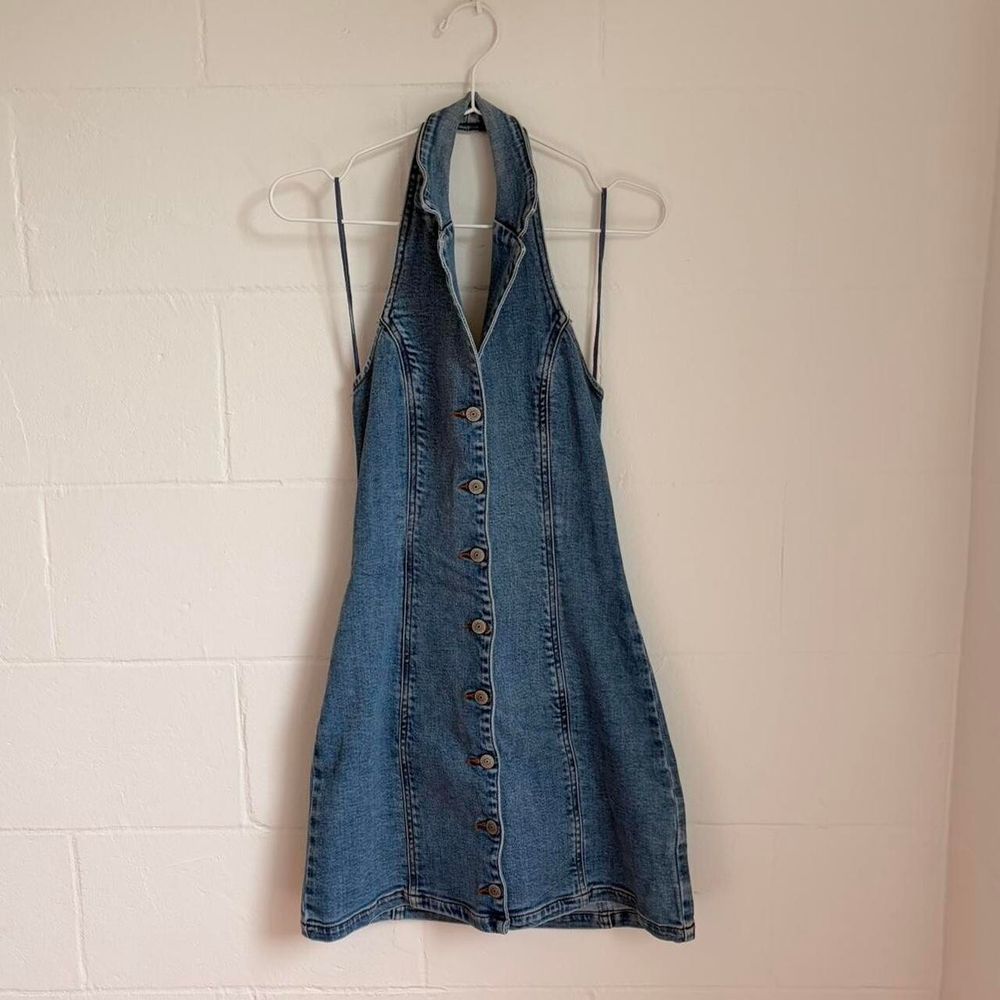 Insight Denim Halter Dress