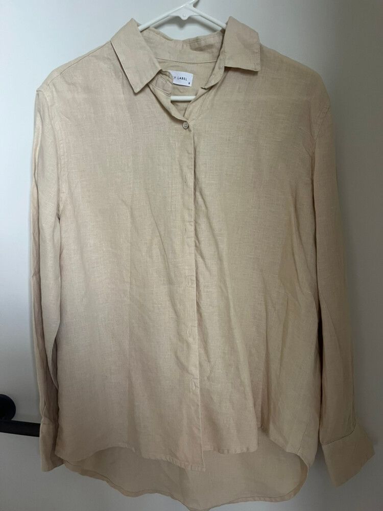 Assembly Label Linen Beige Shirt
