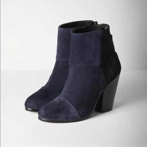 Newbury Suede Navy Boots
