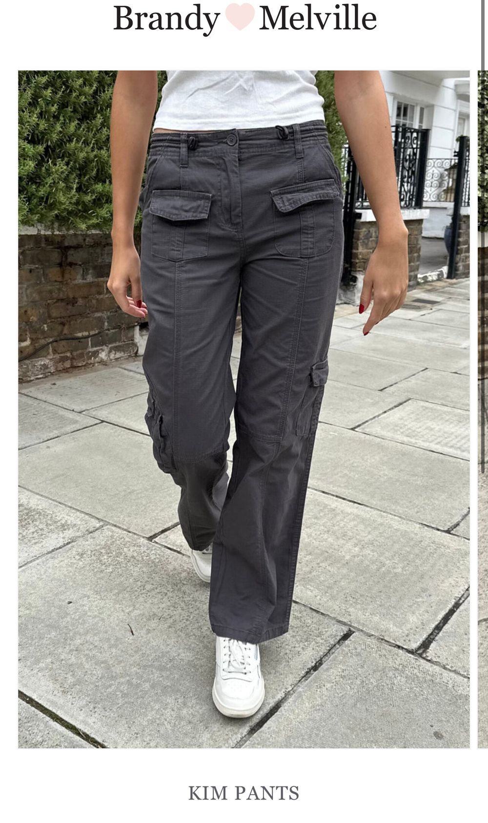 Brandy Melville Kim Cargo Pants