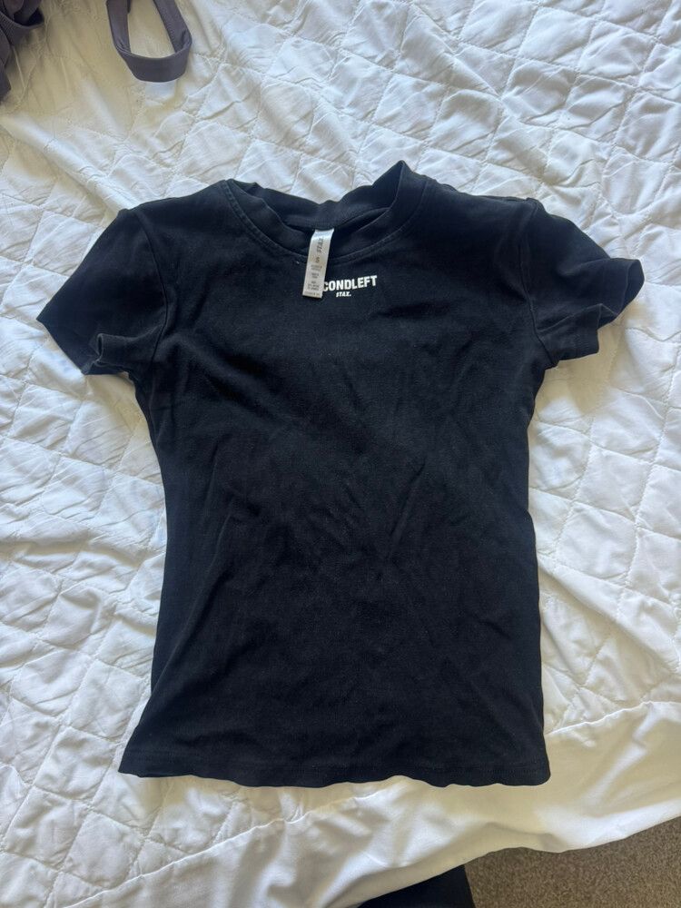 Secondleft Black T-Shirt