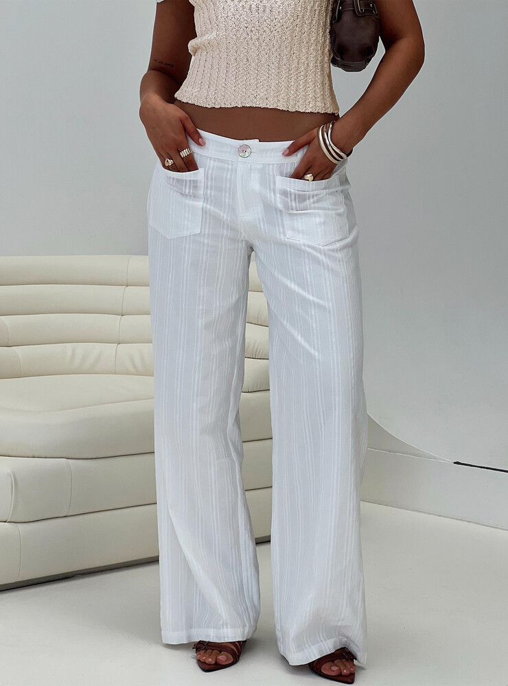 Princess Polly White Pants