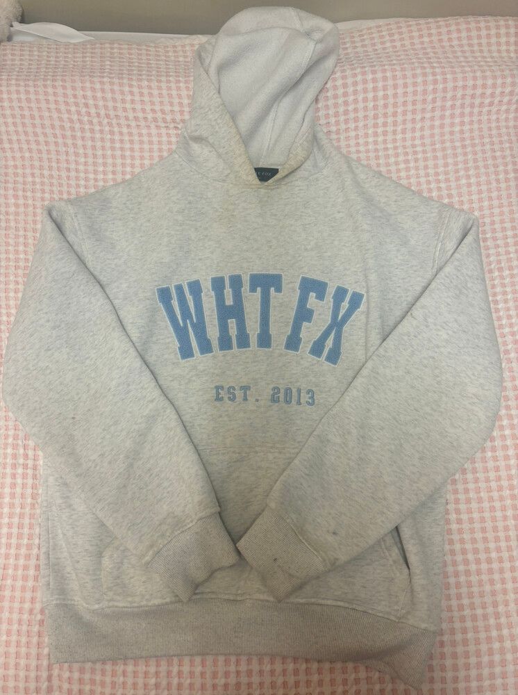 White Fox Grey Hoodie