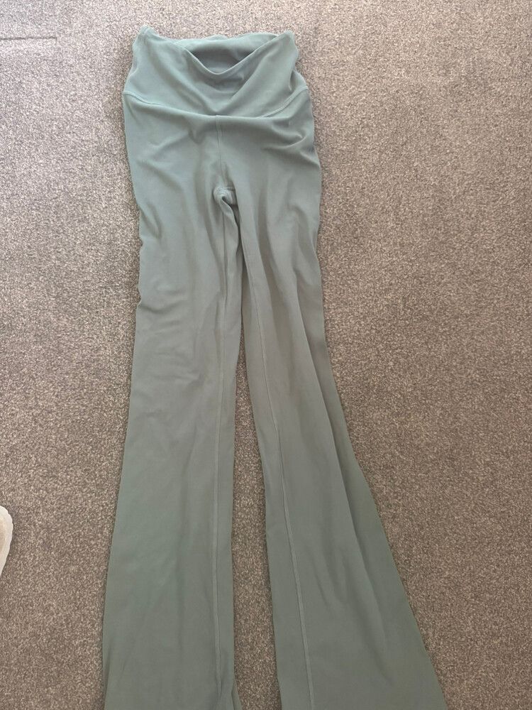Lululemon khaki groove flares