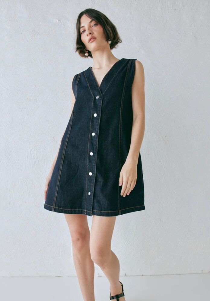Vrg Girl Aston Denim Dress