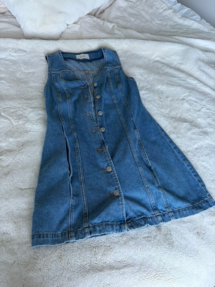 Neuw - Neuw Blue Denim Dress on Designer Wardrobe Neuw - Neuw Blue Denim Dress on Designer Wardrobe