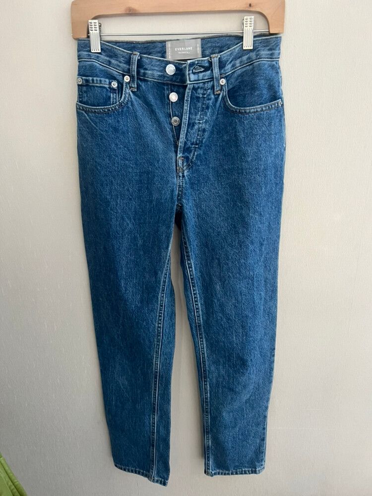 Everlane 'The Cheeky Jean' – Classic Blue | Size 24R | RRP ~NZ$215 | Excellent Condition
