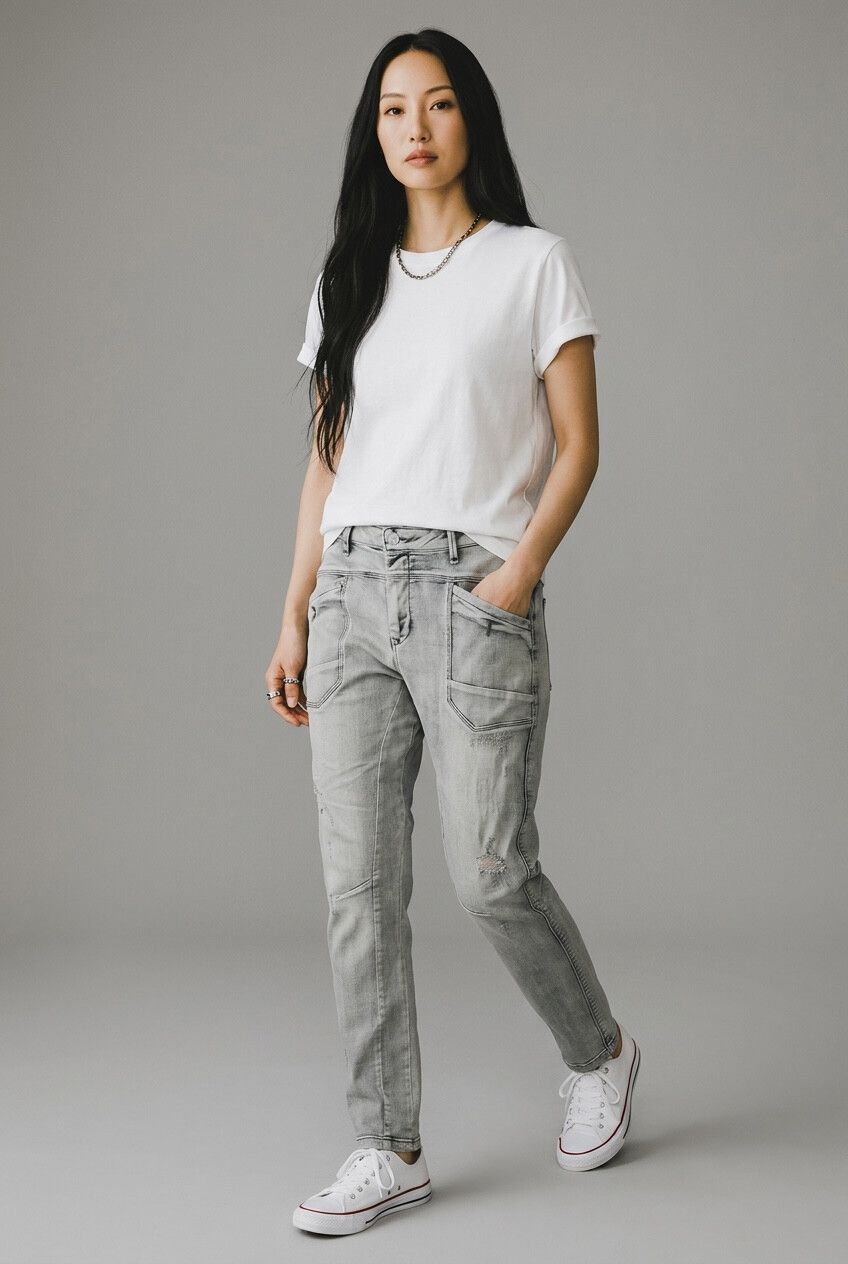 LTB Marle X Jeans Eamon Wash Sz 31 Boyfriend Slouchy Grey Denim RRP $279