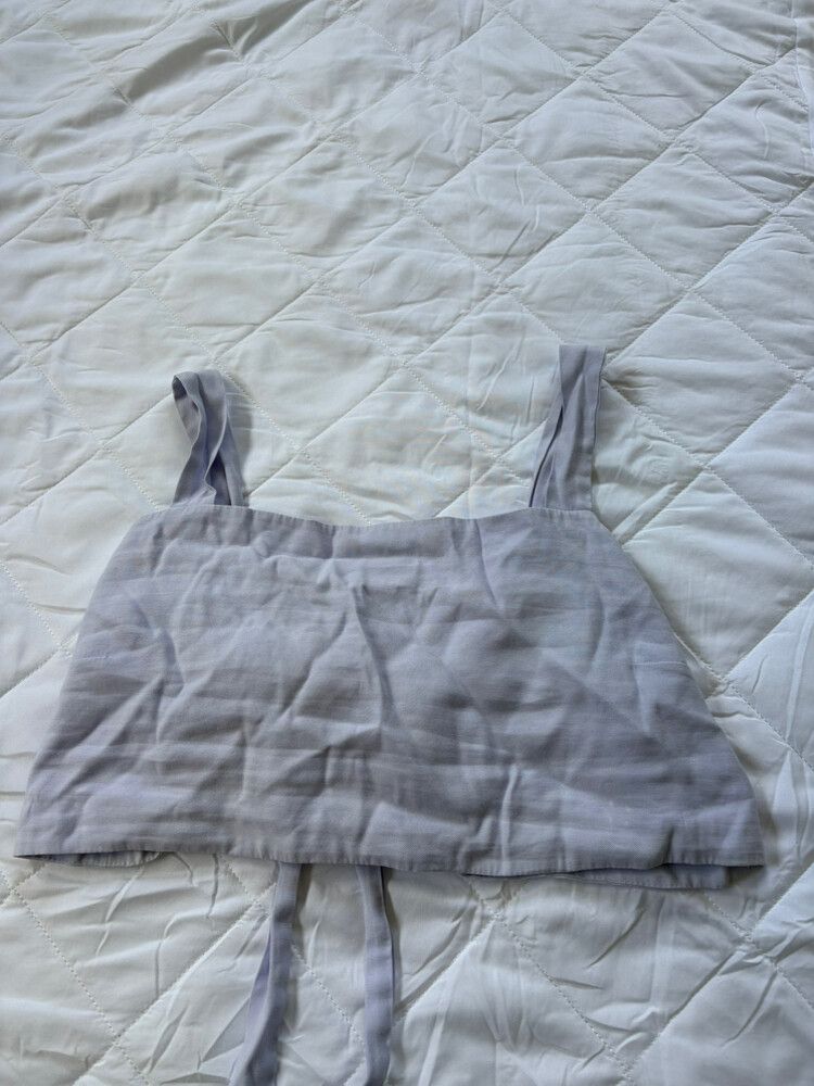 RUBY lilac tie up top