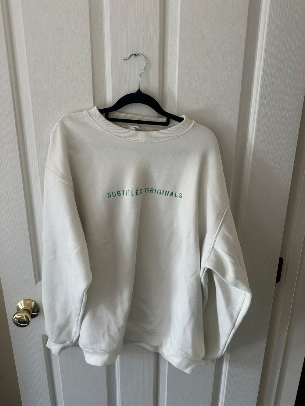 Subtitled Originals White Sweatshirt