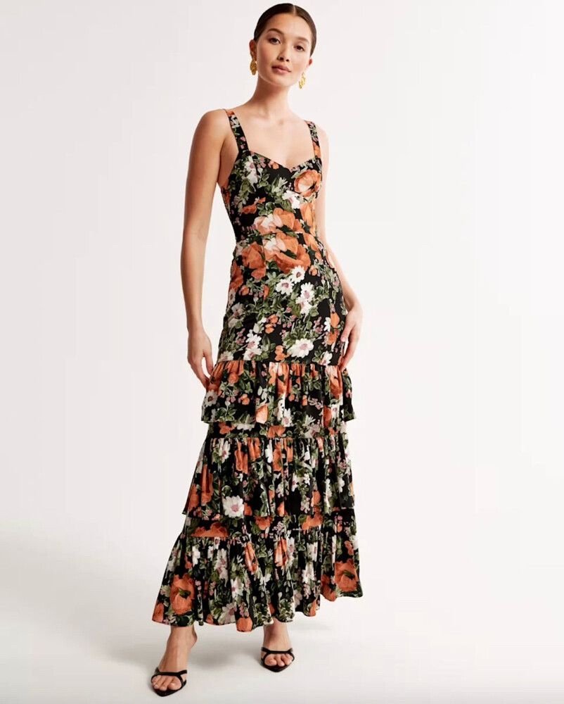 Abercrombie & Fitch Floral Maxi Dress
