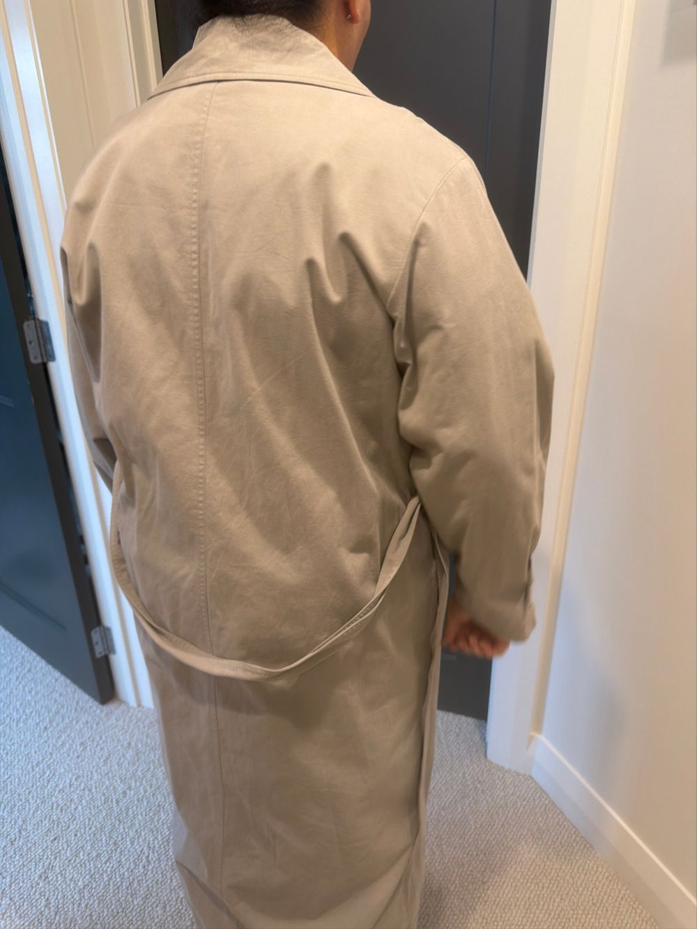 Juliette Hogan drench coat
