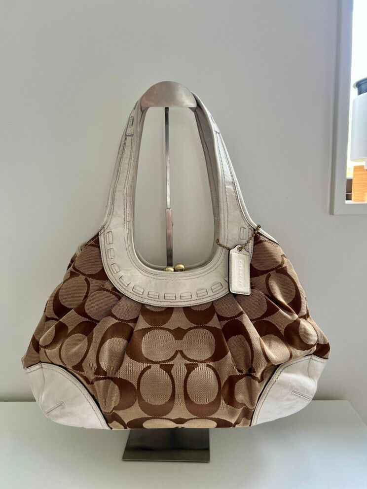 バッグ Coach Ergo Pleated Hobo bag y2k Coach - Authentic Coach Y2K Ergo Kisslock Hobo Bag on Designer