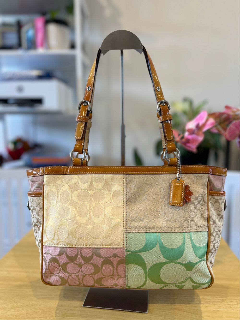 Coach Patchwork Tote Bag Signature y2k Coach - Authentic Y2K Rare 