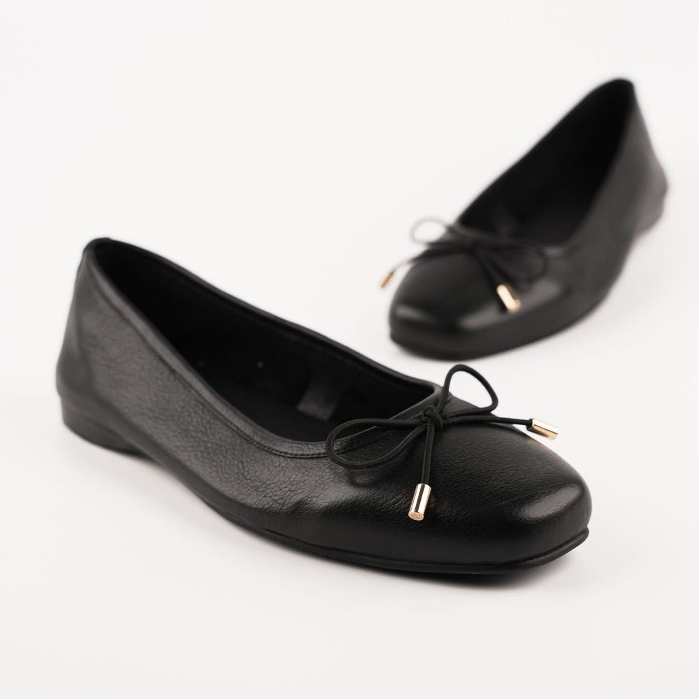Hush Puppies Leather Ballet Flat