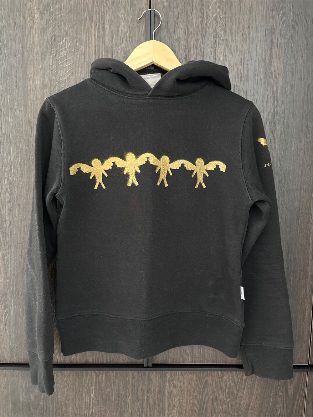 Federation Black Gold Angels Hoodie Size M