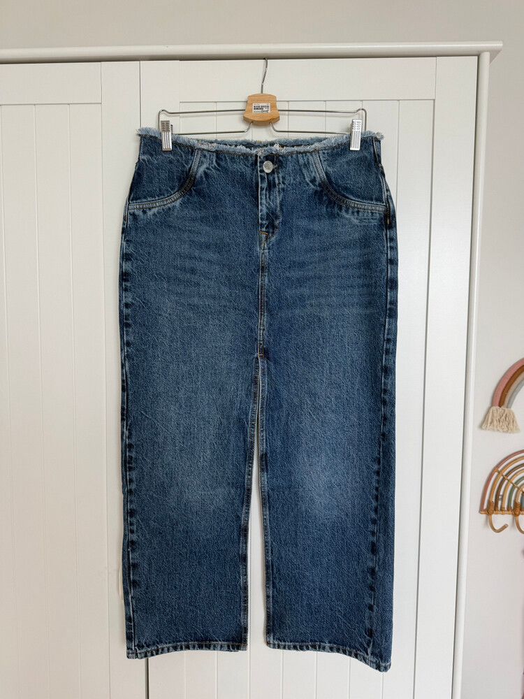 NEW ALLSAINTS Denim Skirt Size 12
