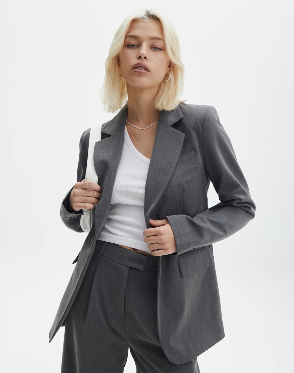 glassons grey blazer