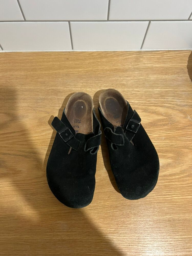 Birkenstock Black Bostons