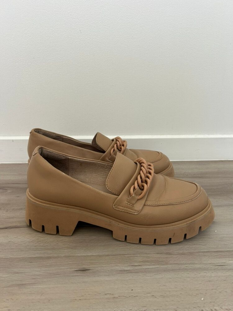 Jo Mercer Beige Loafers Size 39