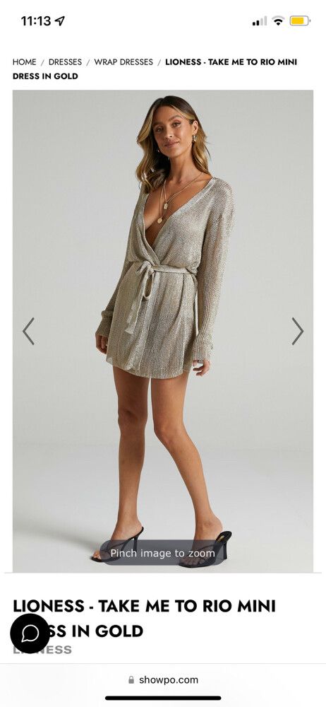 Lioness - LIONESS - TAKE ME TO RIO MINI DRESS IN GOLD on Designer Wardrobe Lioness - LIONESS - TAKE ME TO RIO MINI DRESS IN GOLD on Designer Wardrobe