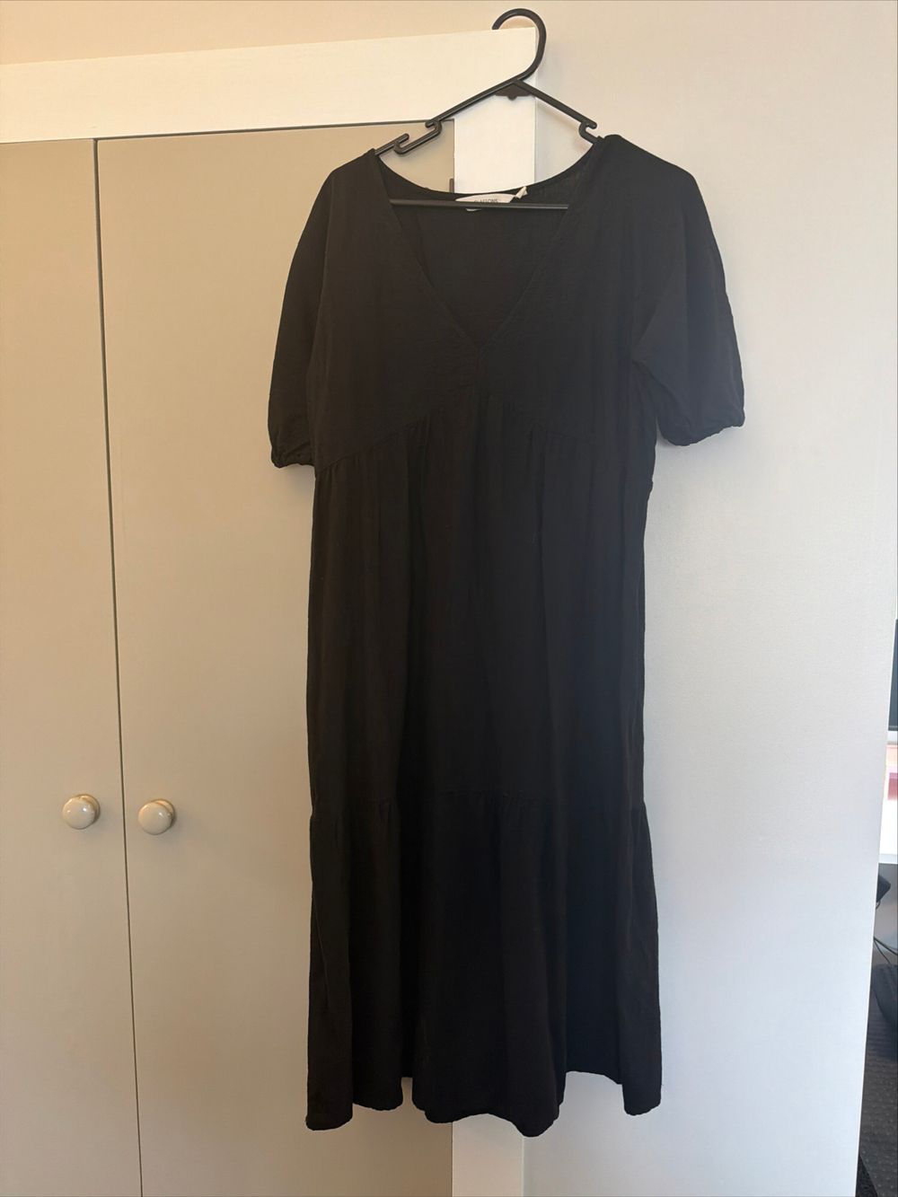 Glassons Black V-Neck Midi Dress