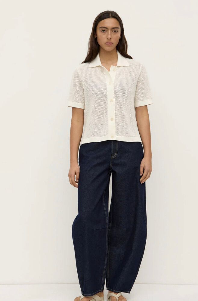 kismet knit short leave shirt