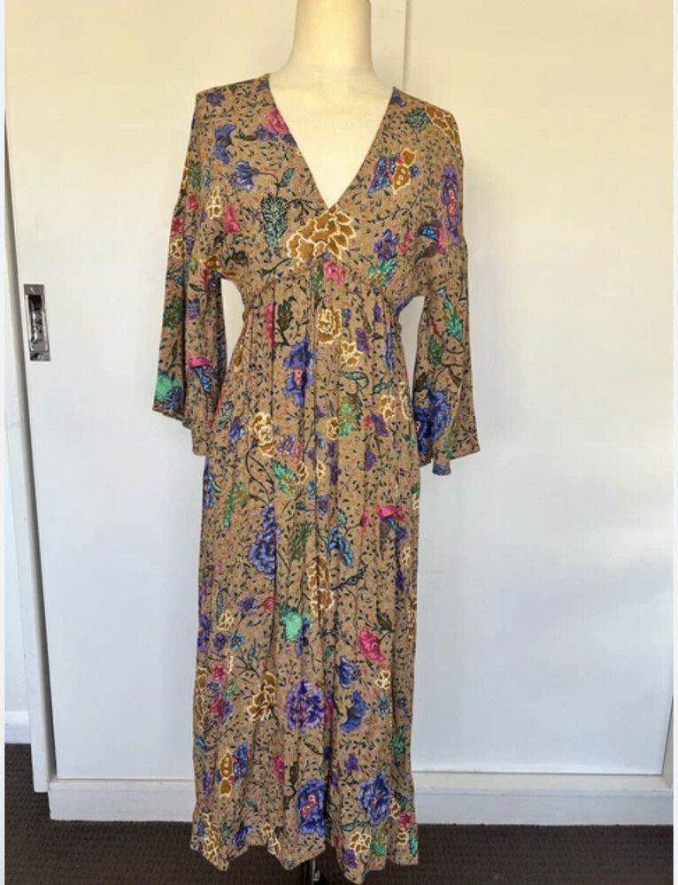 Zara Trafaluc Boho Maxi Dress